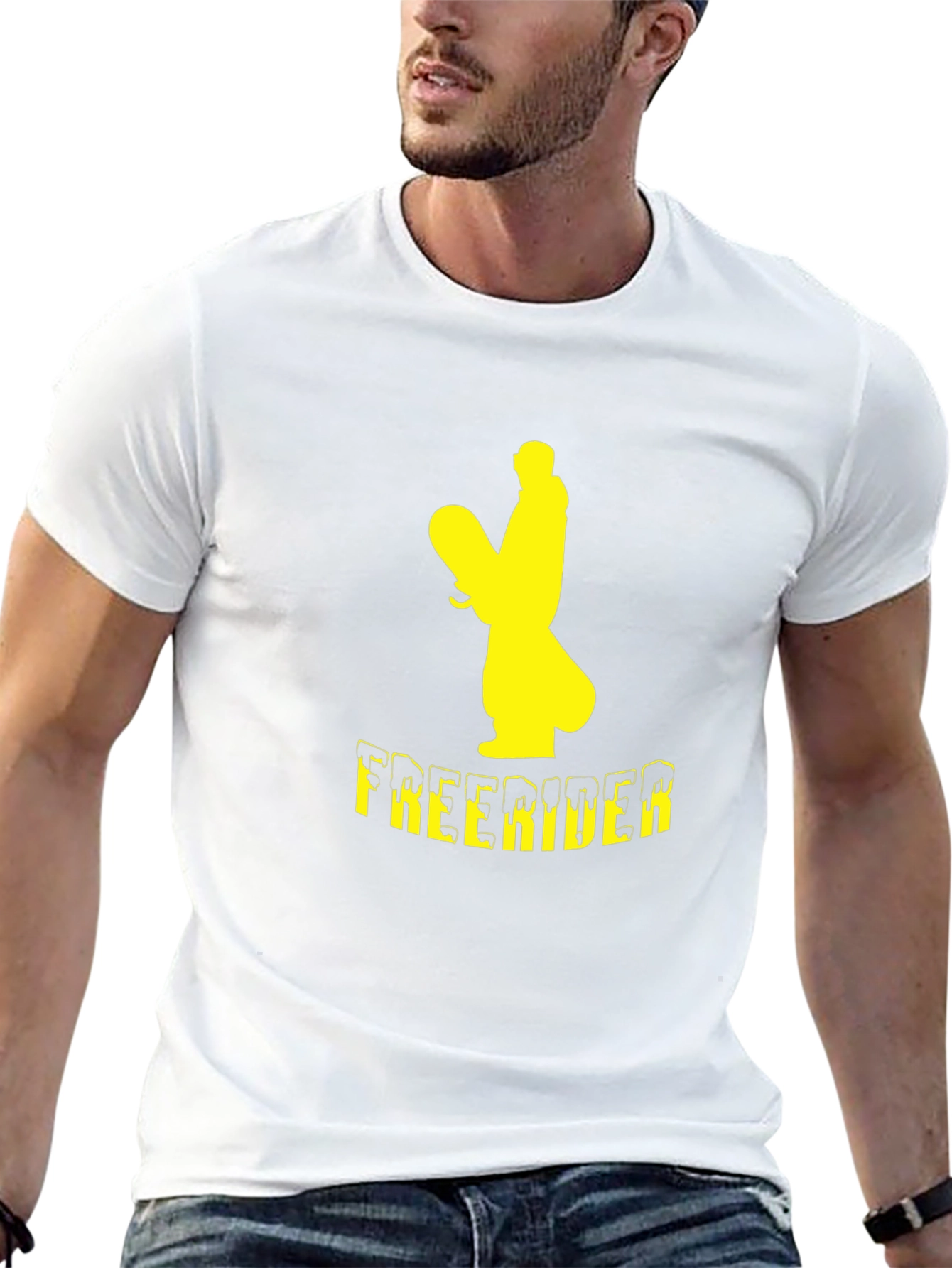Freerider Snowboarder Graphic T-Shirt