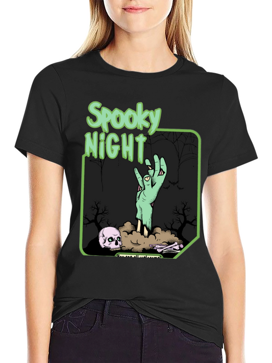 Spooky Night Graphic T-Shirt
