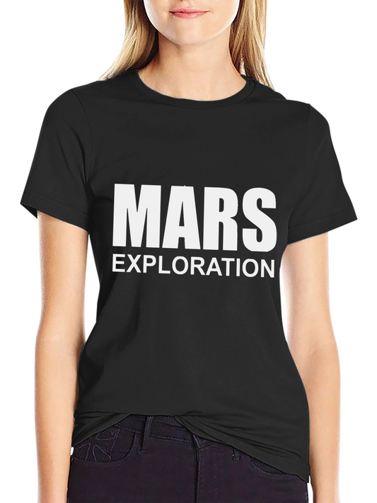 Mars Exploration Graphic Tee - Black