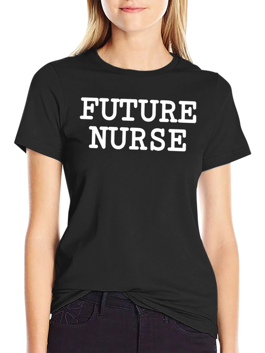 Future Nurse T-Shirt - Black Medical Student Tee