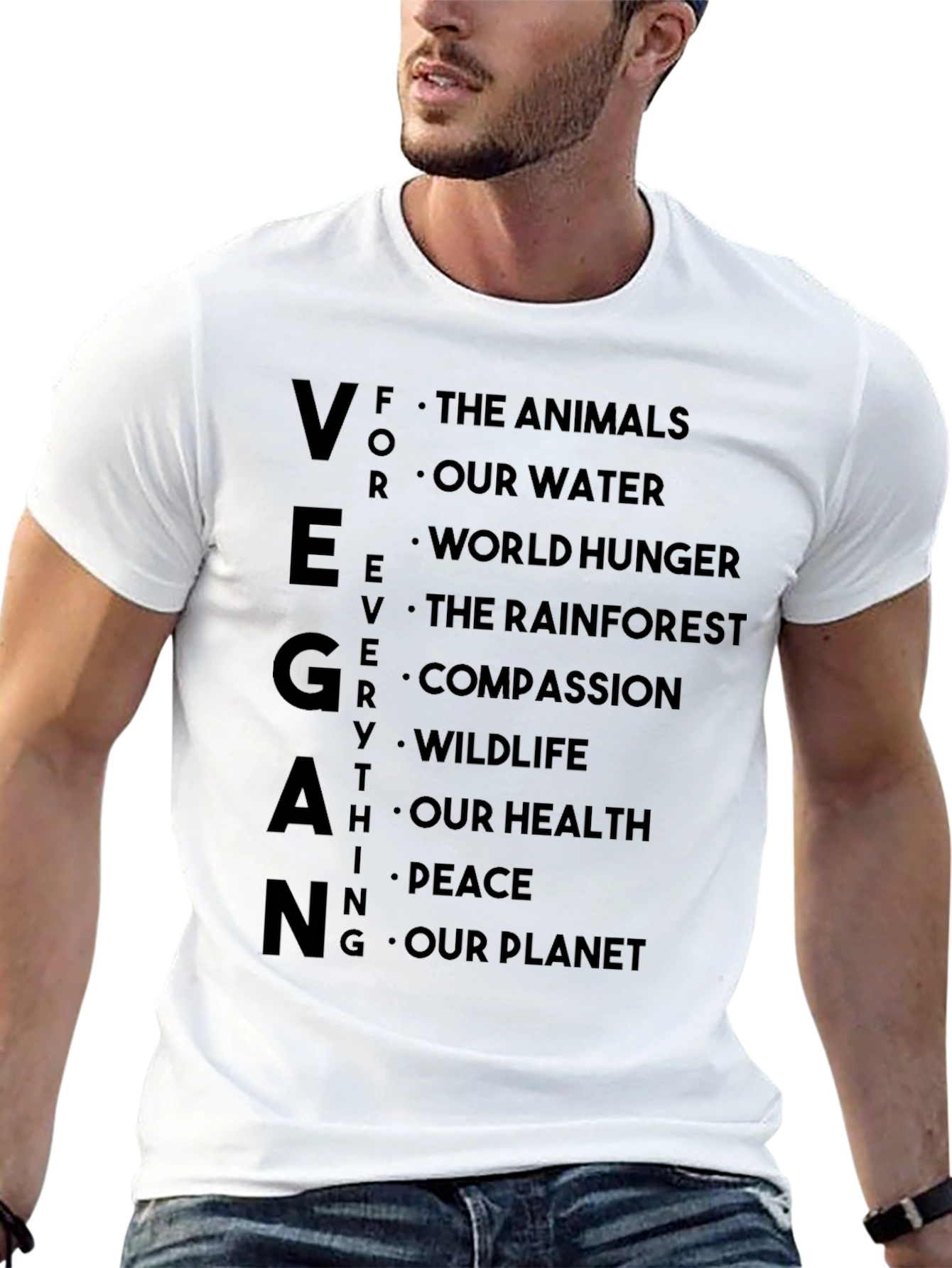 Vegan T-Shirt: For Animals & Our Planet