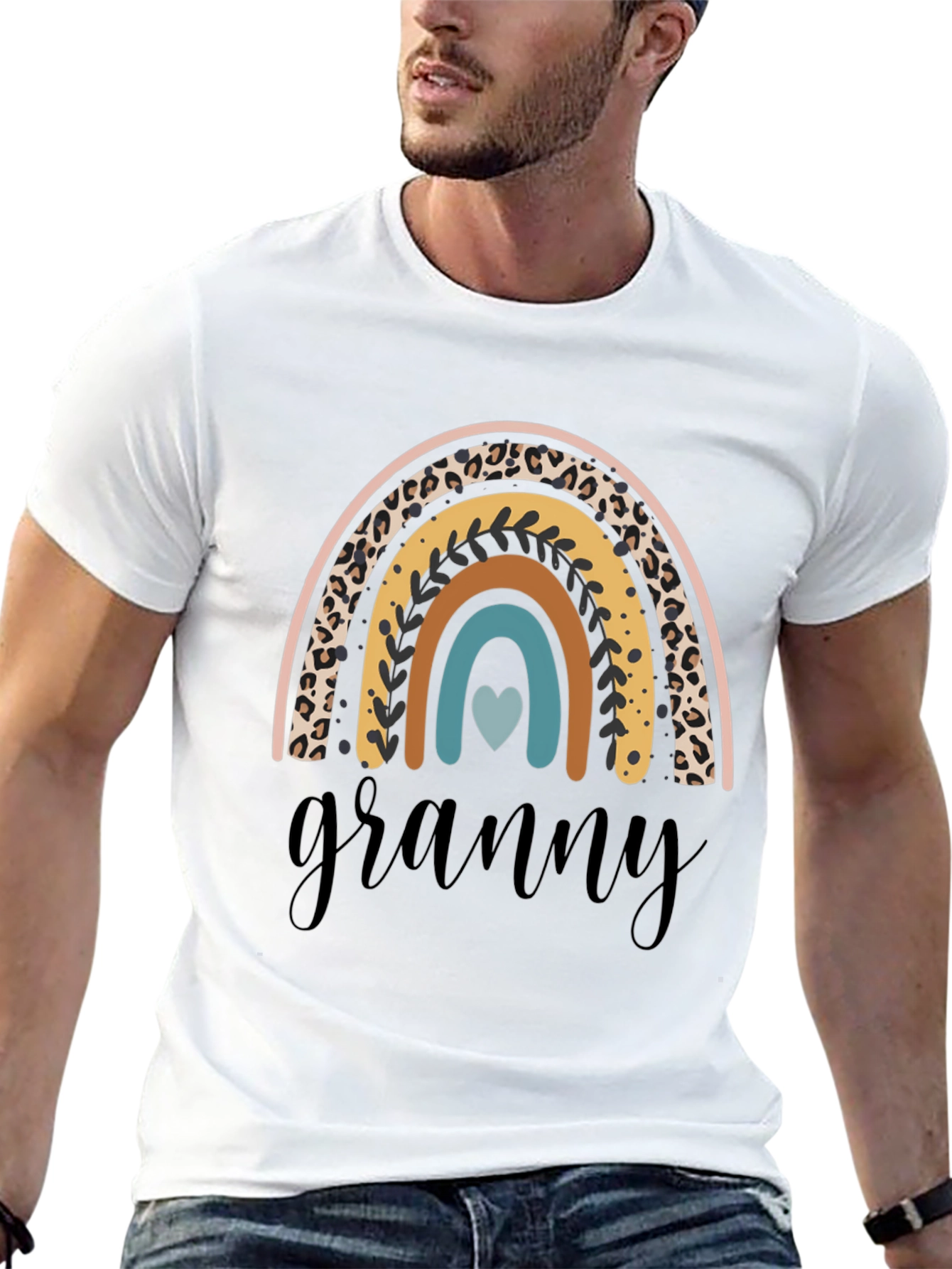 Granny Rainbow Graphic Tee
