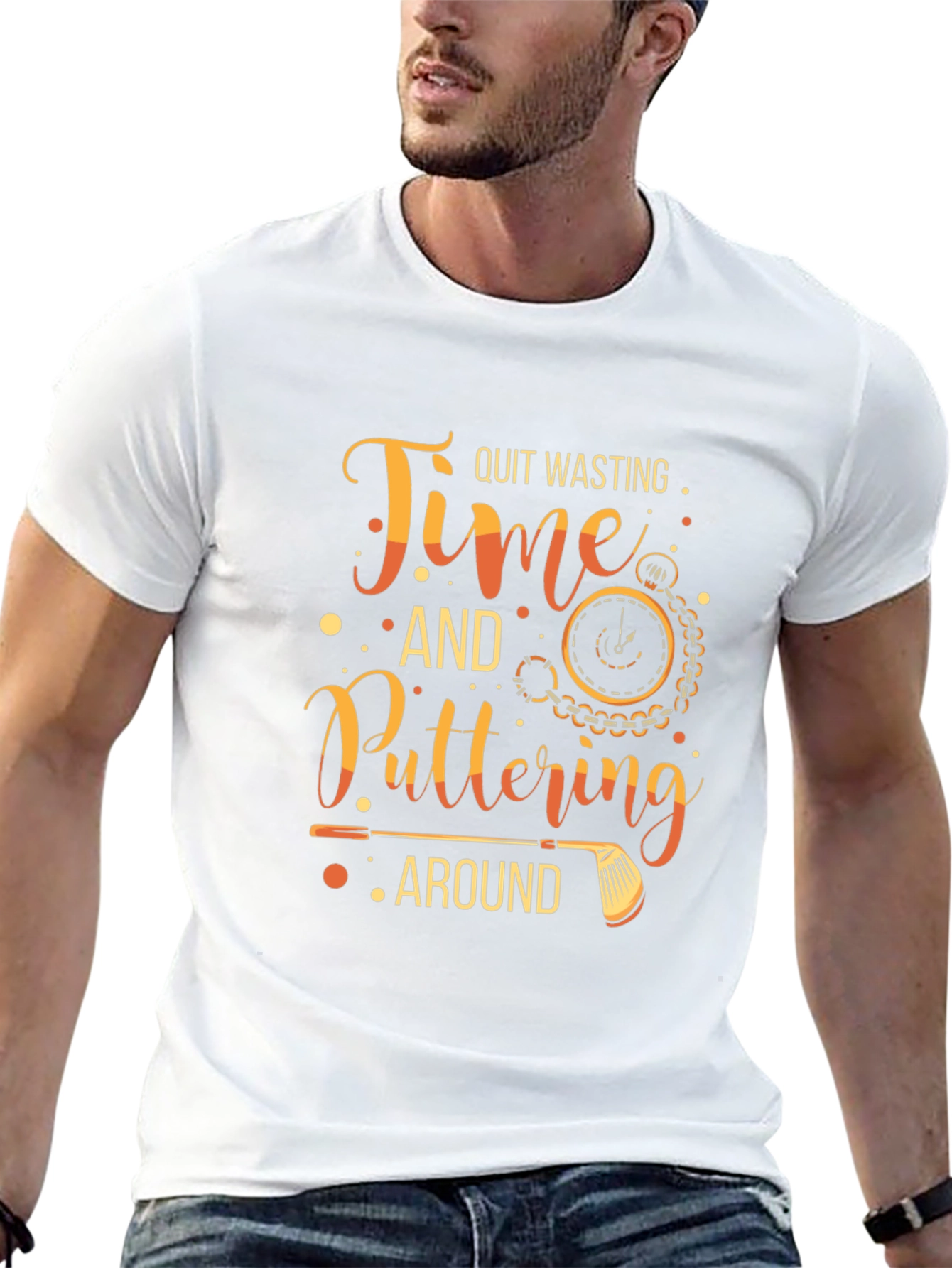 Quit Wasting Time Golf T-Shirt