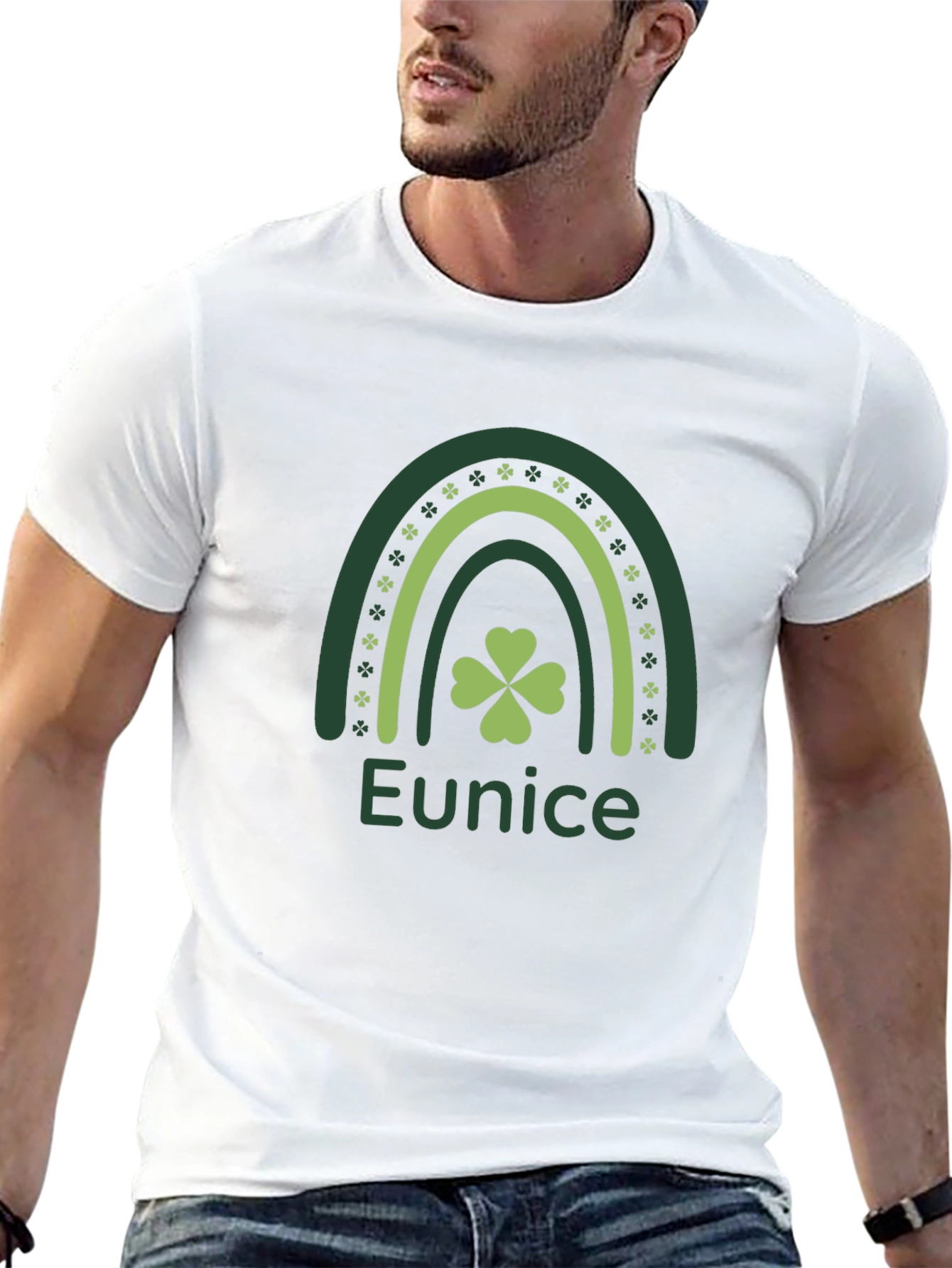 St. Patricks Day Eunice Rainbow T-Shirt