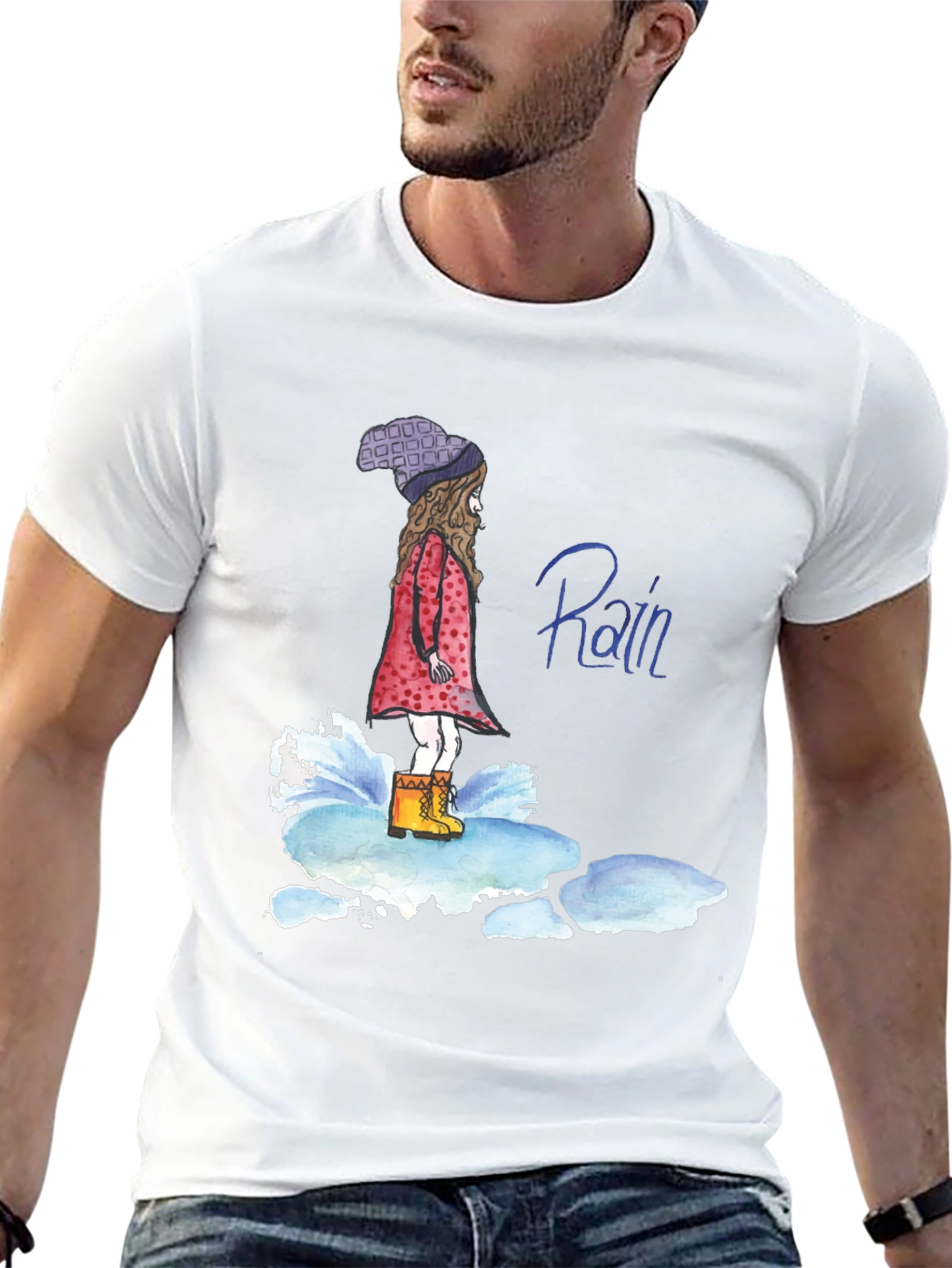 Rain Girl T-Shirt - Stylish & Unique Design