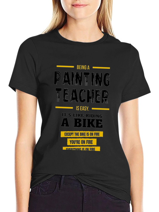 Funny Painting Teacher T-Shirt