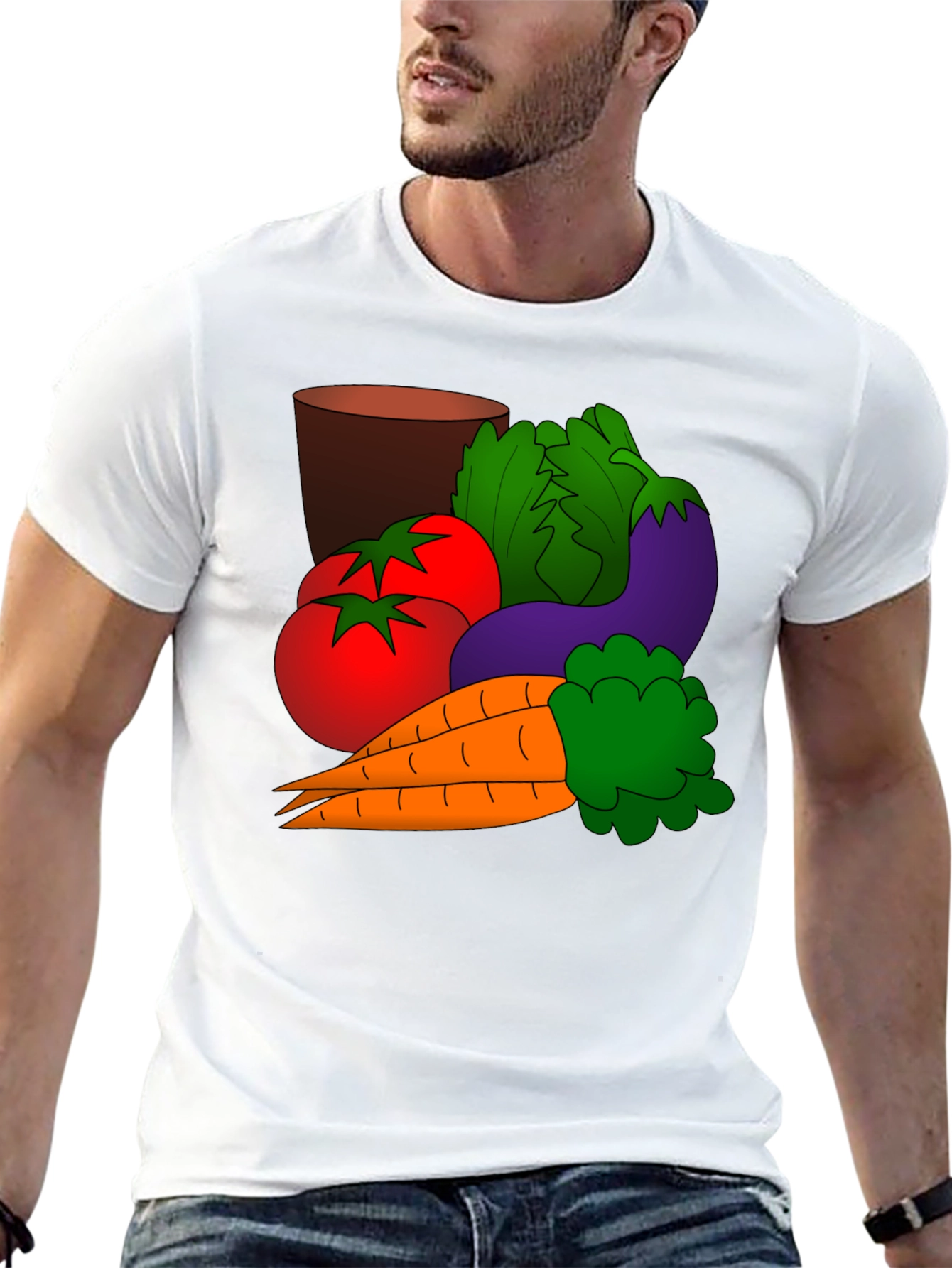 Vegetable Graphic T-Shirt - Fresh Style