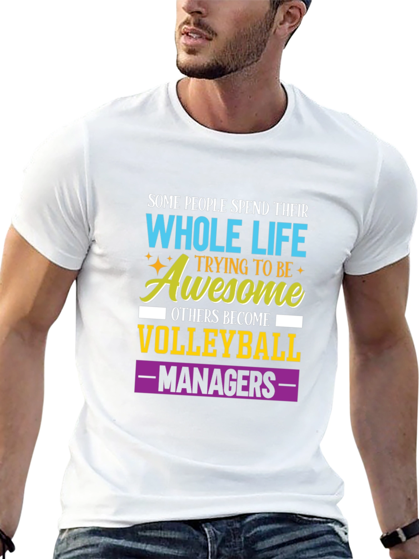 Volleyball Manager Graphic T-Shirt