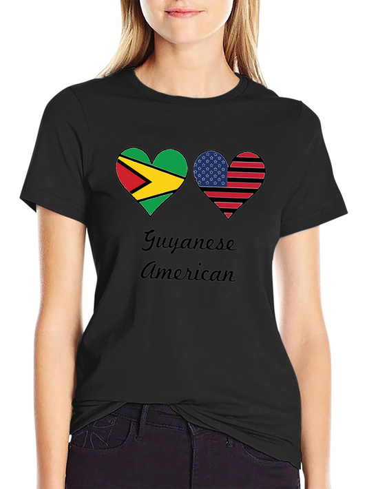 Guyanese American Pride Graphic Tee