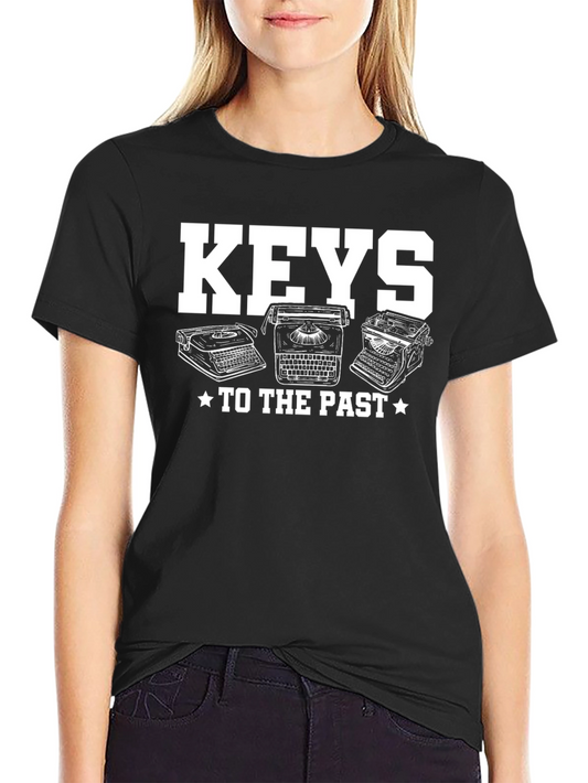 Keys To The Past Typewriter T-Shirt