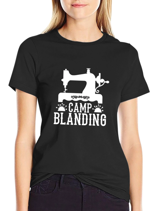 Camp Blanding Sewing T-Shirt - Black Cotton