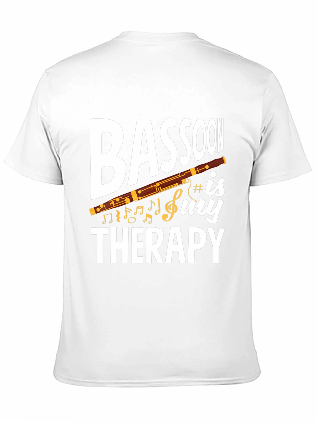 Bassoon Therapy Graphic Tee - Music Lover T-Shirt