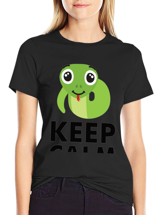 Keep Calm Cute Snake T-Shirt