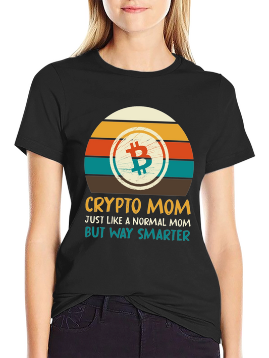 Crypto Mom T-Shirt - Smart Bitcoin Investor