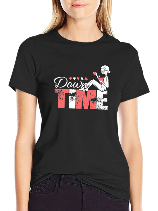 Down Time Graphic Tee - Relax and Recharge
