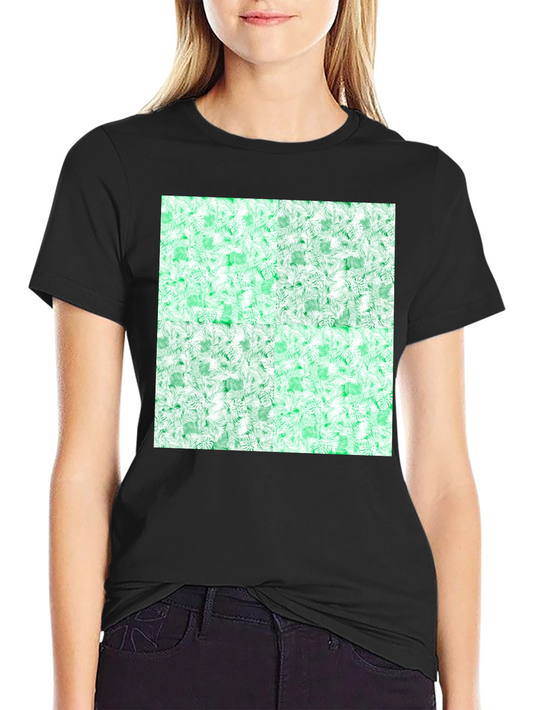 Emerald Fractal Pattern T-Shirt