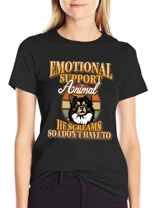Emotional Support Animal Novelty Graphic Tee