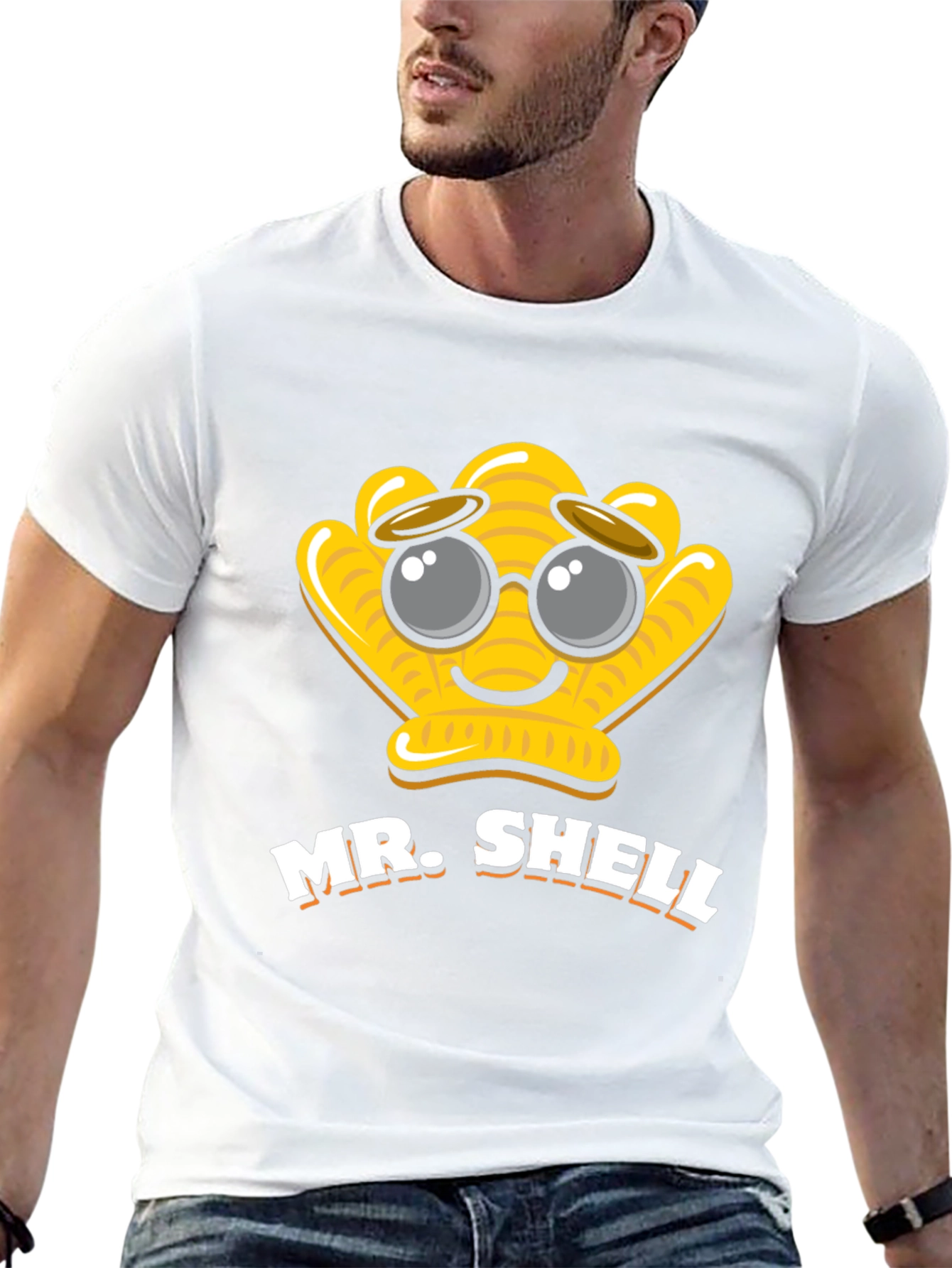 Mr. Shell Graphic T-Shirt - Fun & Unique Design