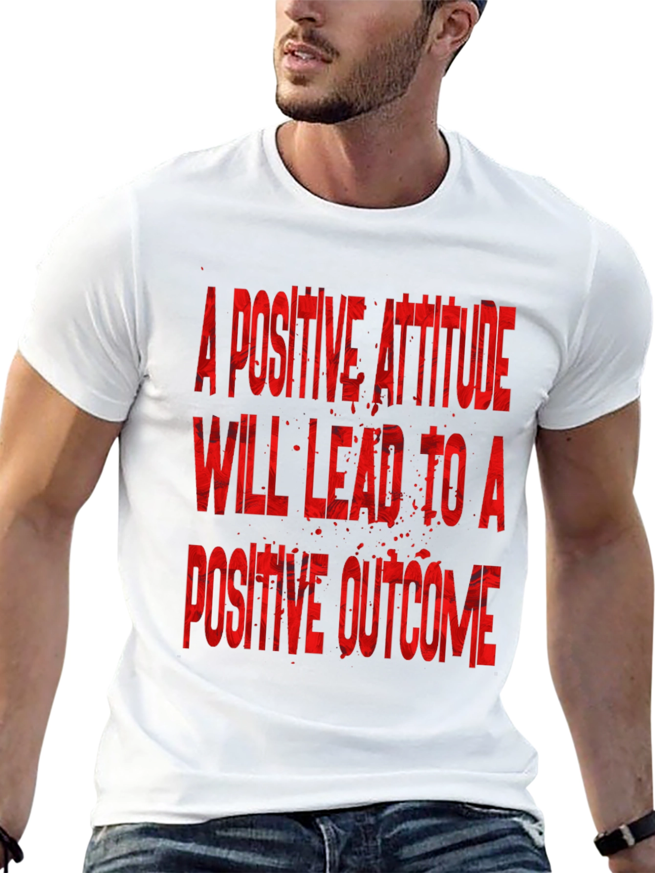 Positive Attitude Graphic Tee