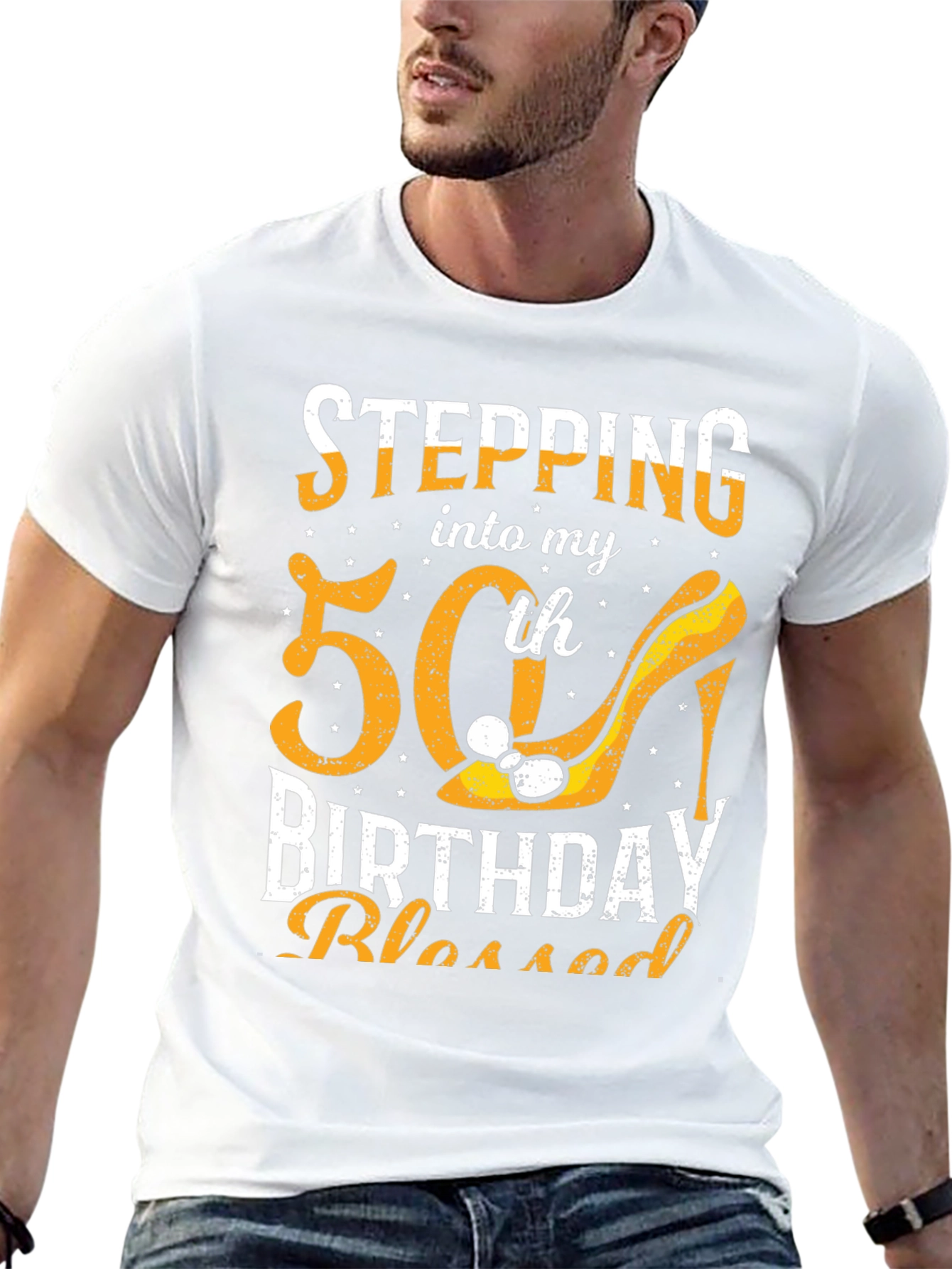 Stepping Into My 50th Birthday T-Shirt
