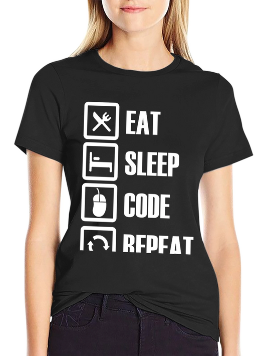 Eat Sleep Code Repeat Programmer T-Shirt