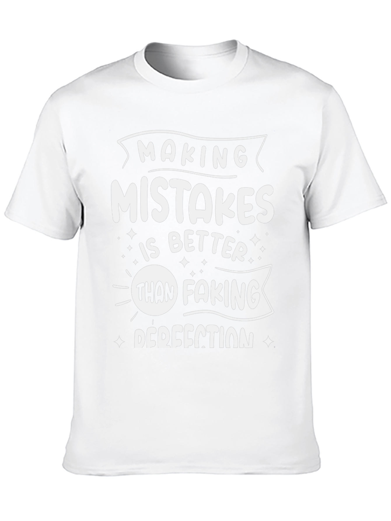 Making Mistakes T-Shirt - Black Graphic Tee