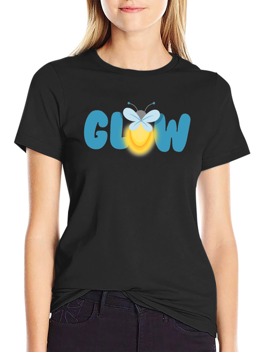 Glow Firefly Graphic Tee - Black
