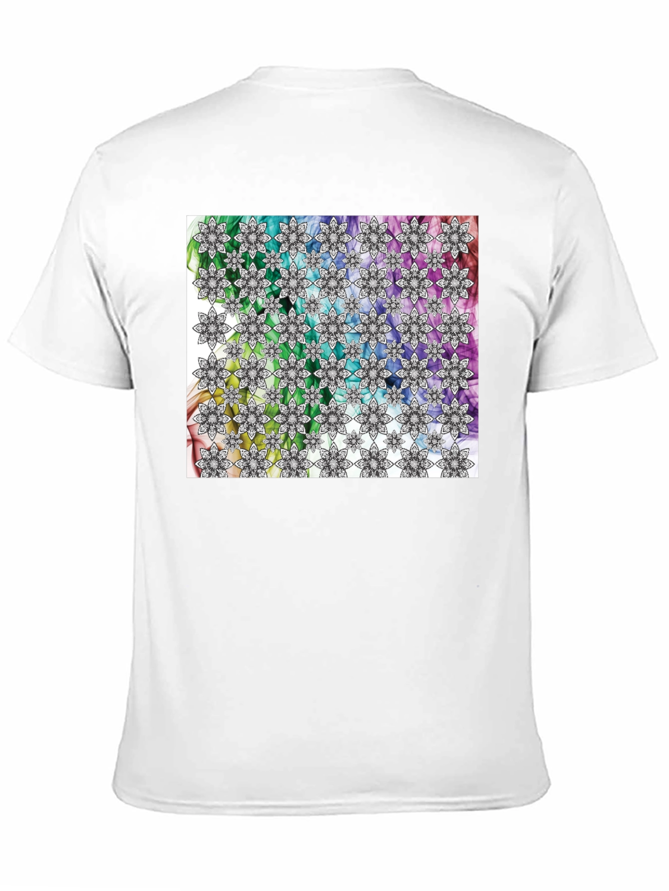 Floral Rainbow Pattern T-Shirt