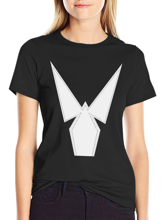 Geometric Design Black T-Shirt