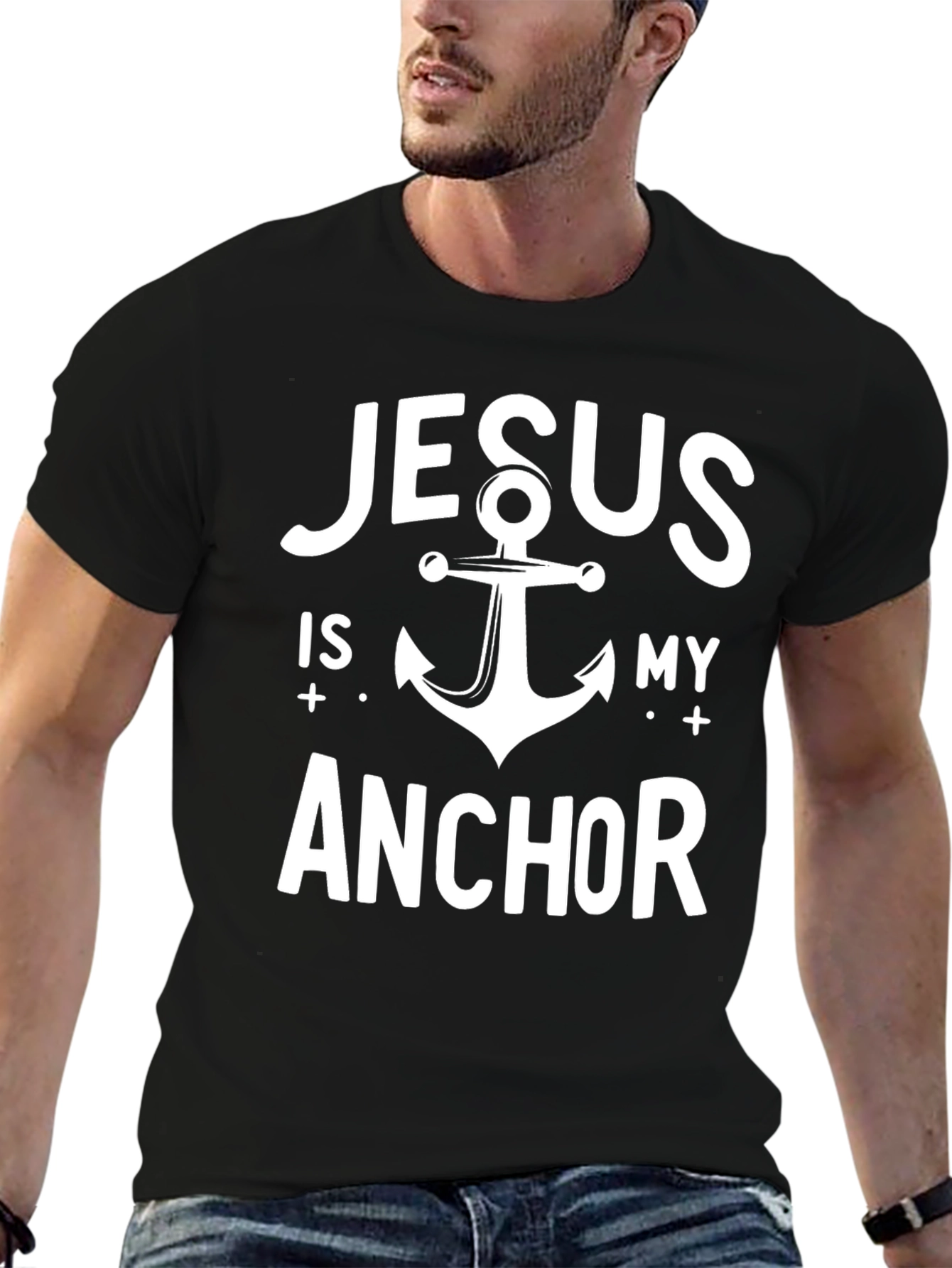 Jesus is My Anchor Graphic T-Shirt