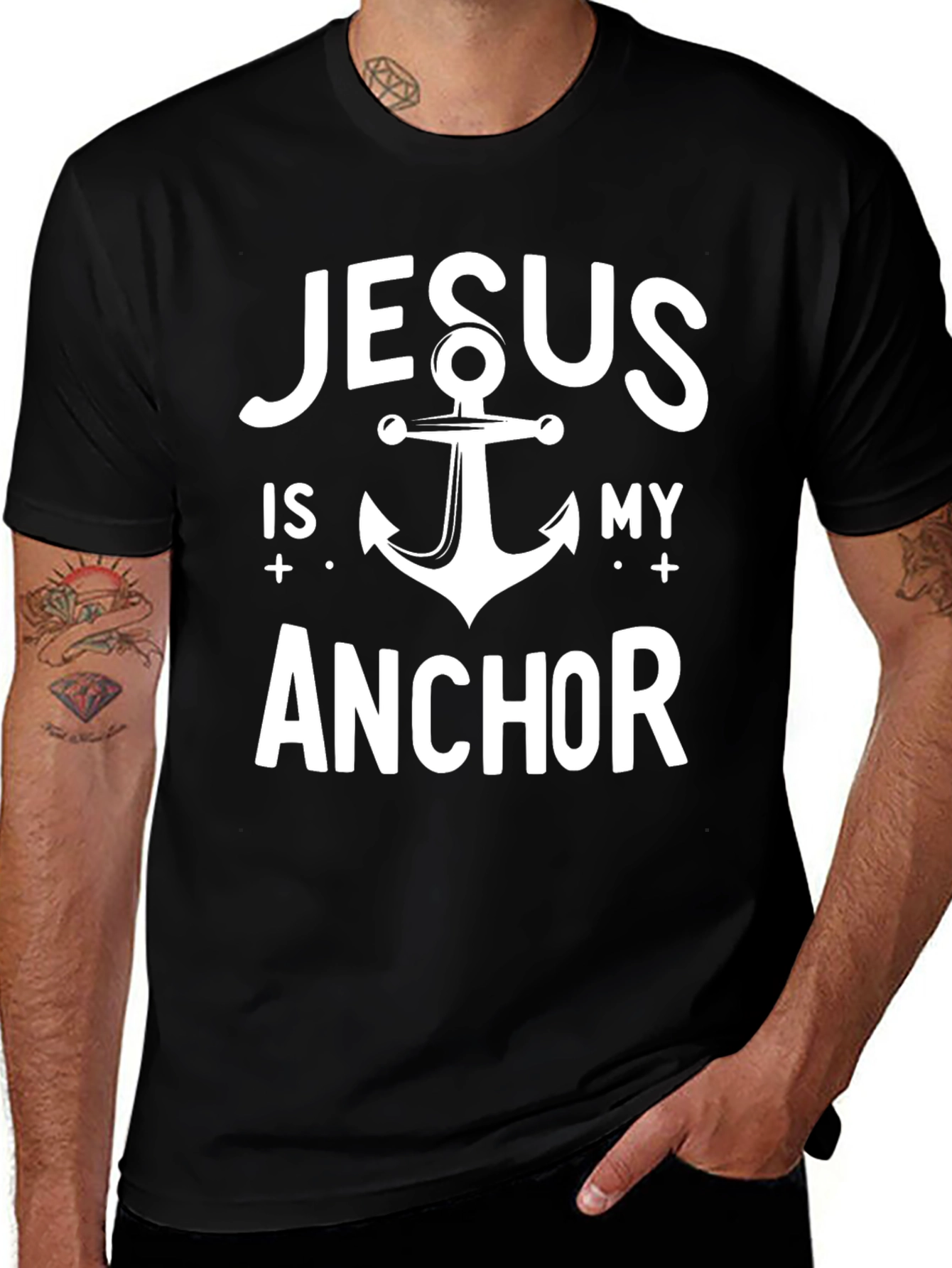 Jesus is My Anchor Graphic T-Shirt