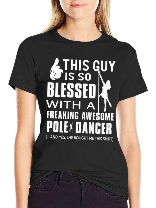 Funny Pole Dancer Graphic T-Shirt