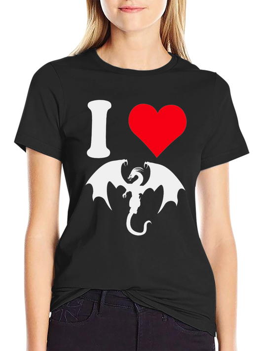 I Heart Dragons Graphic Tee