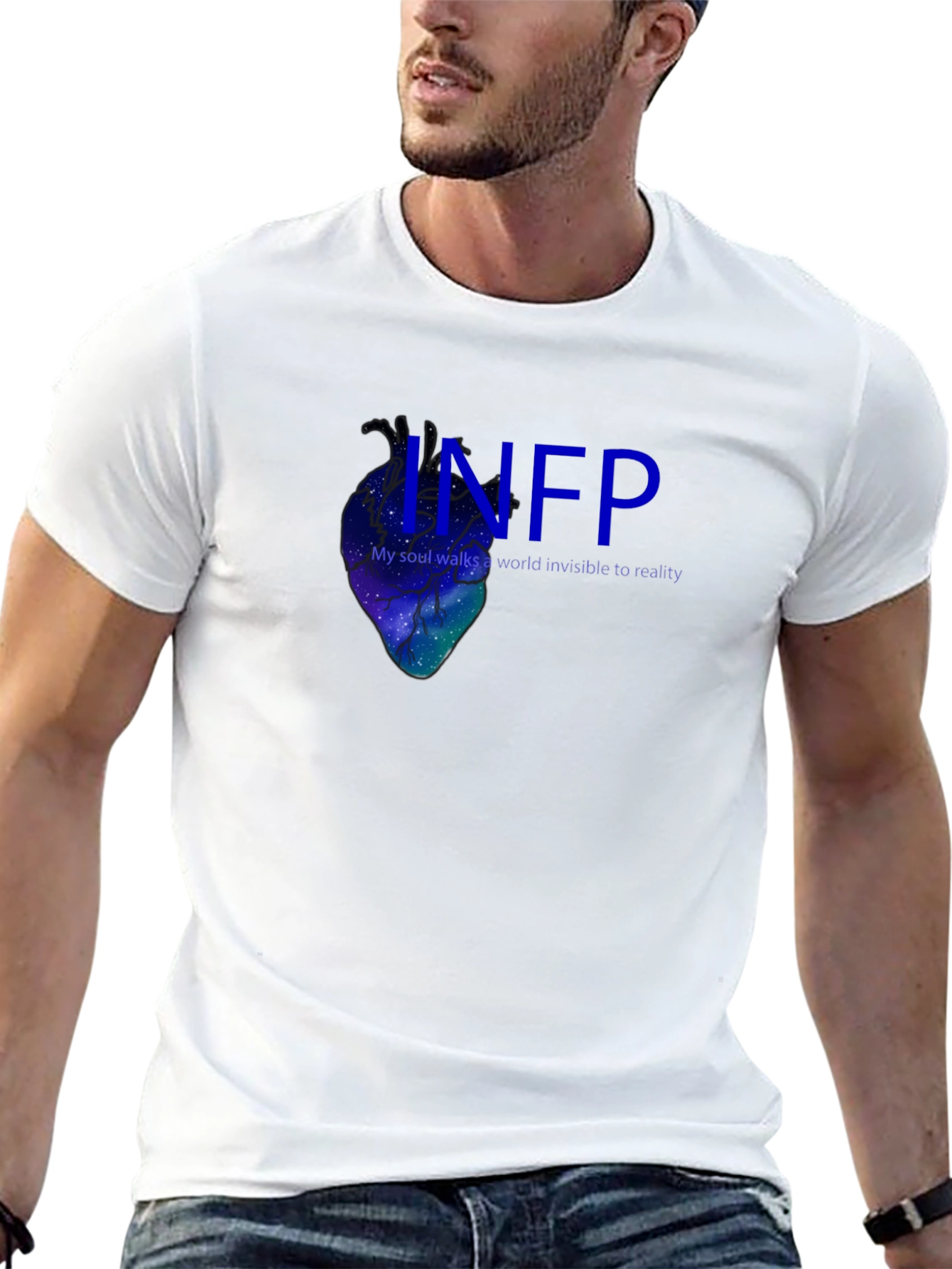INFP Galaxy Heart T-Shirt - Soulful Design
