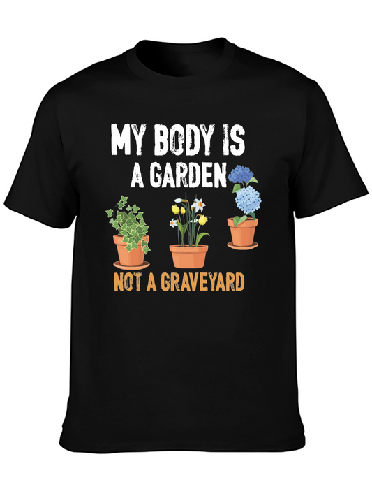 Garden Body T-Shirt: Plant-Based Wellness Tee