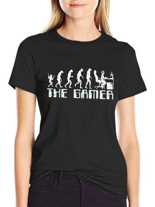 Evolution of the Gamer Black T-Shirt
