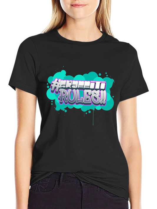 Graffiti Rules Graphic T-Shirt