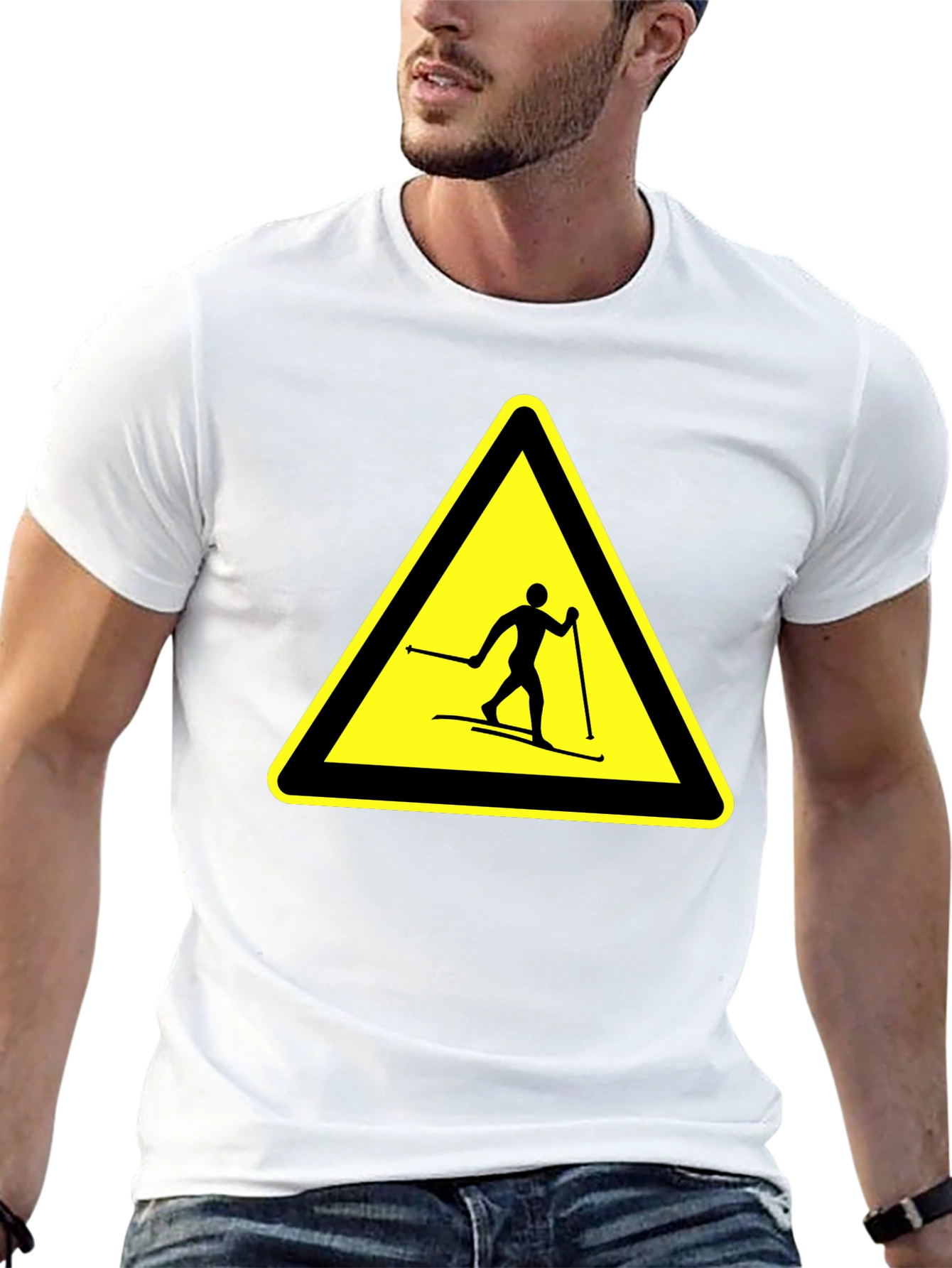 Ski Hazard Black T-Shirt