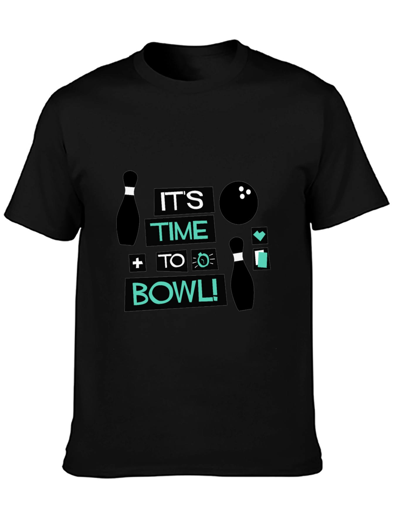 Its Time to Bowl T-Shirt - Bowling Design