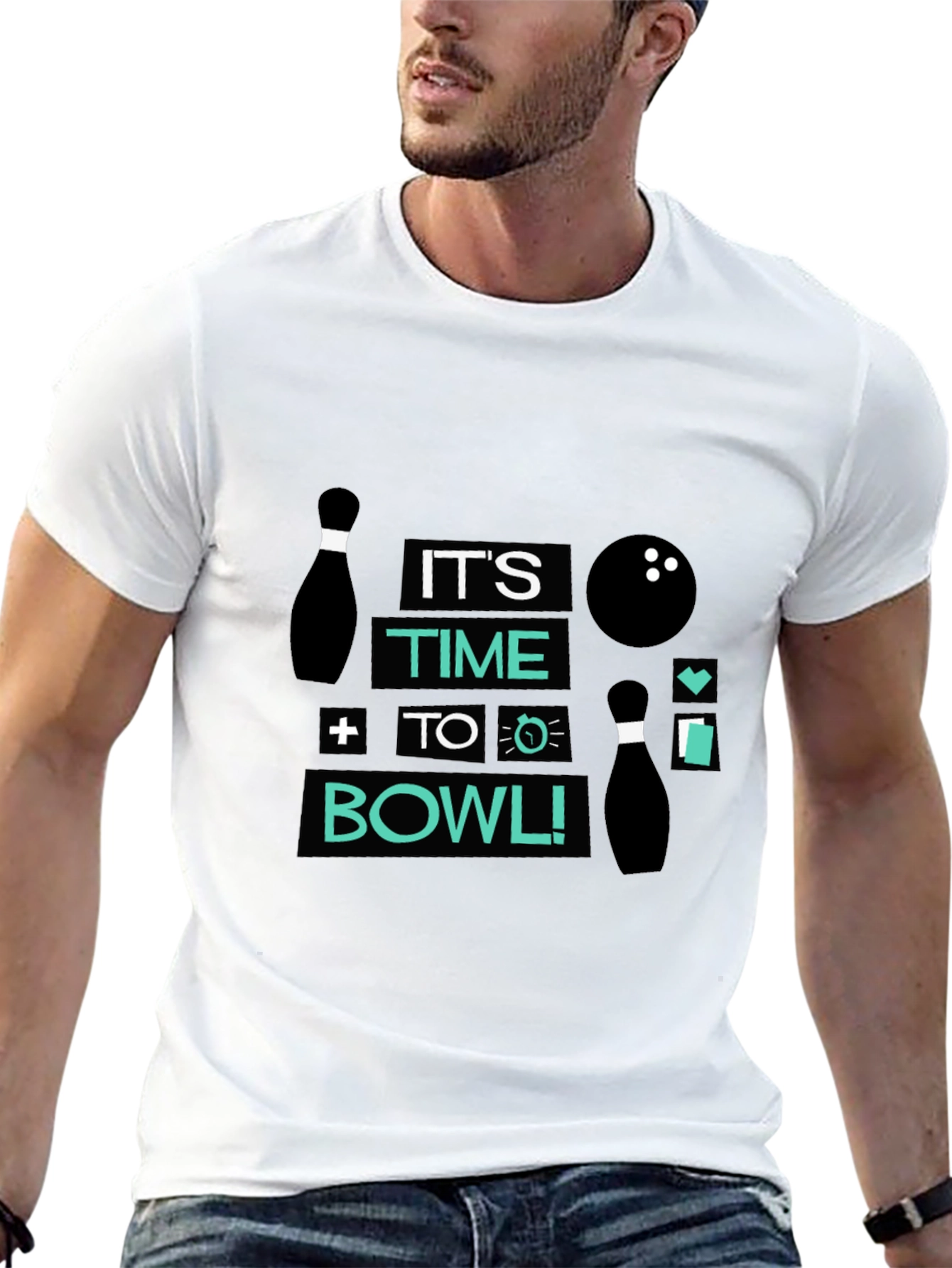Its Time to Bowl T-Shirt - Bowling Design