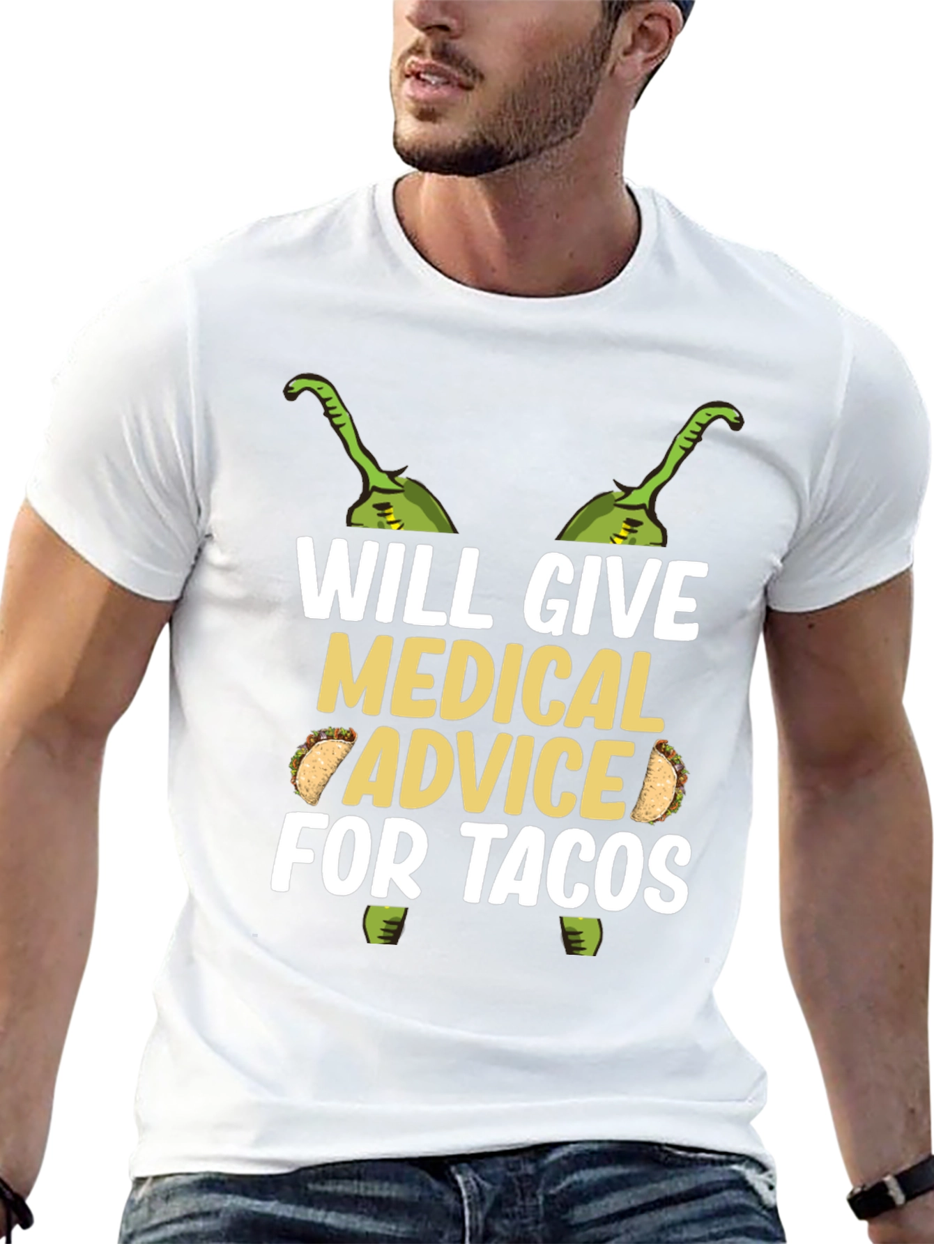 Medical Advice for Tacos Graphic T-Shirt