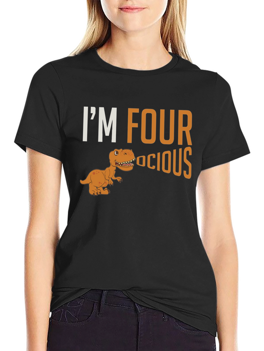 Four-ocious Dino T-Shirt