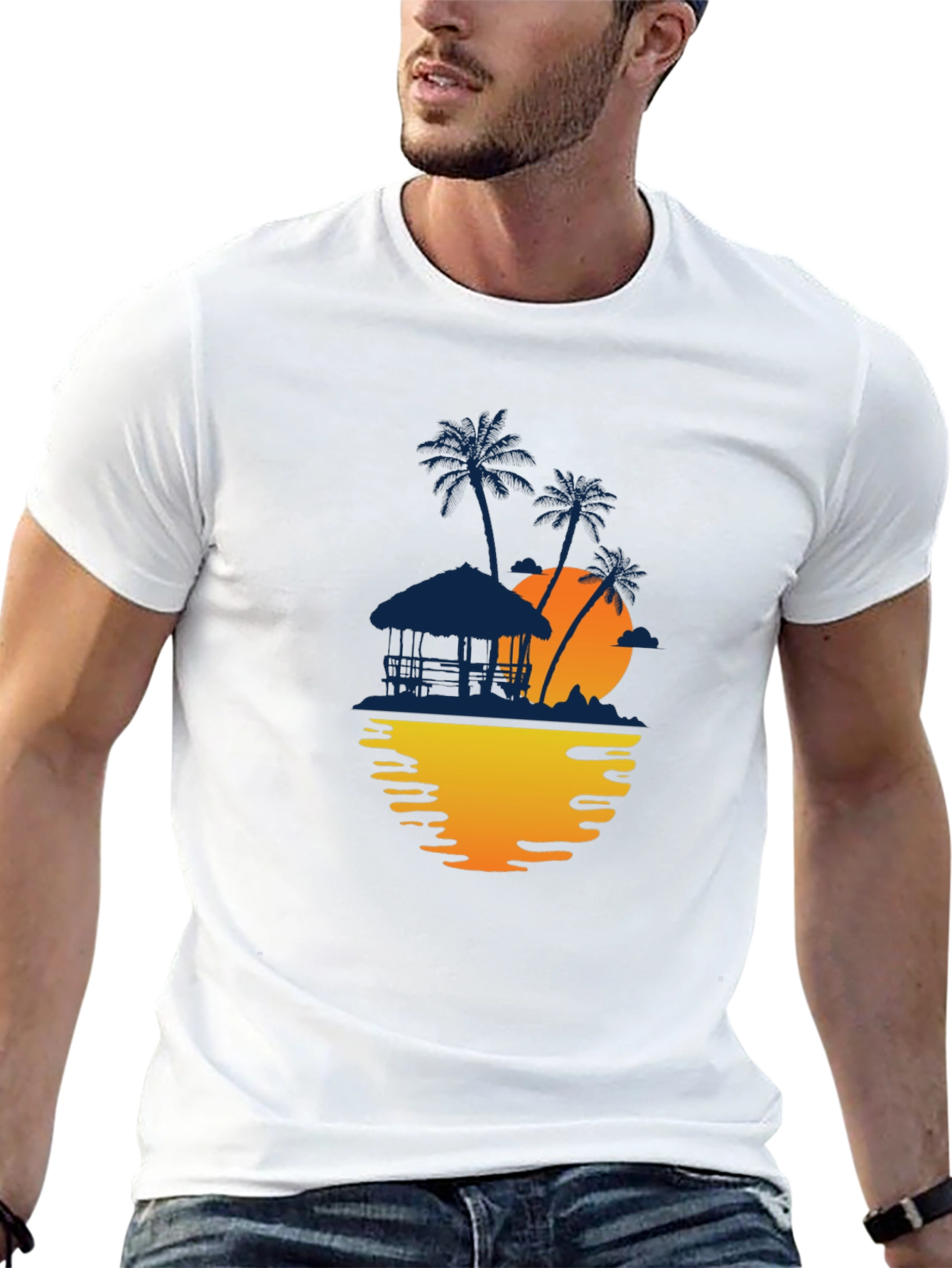 Tropical Sunset Graphic Tee