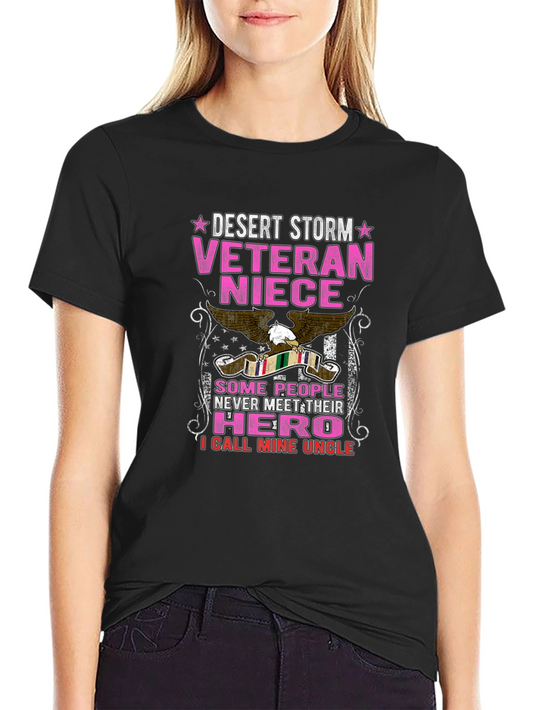 Desert Storm Veteran Niece T-Shirt