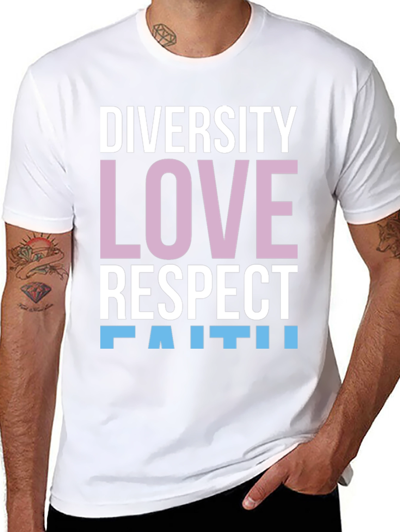 Diversity Love Respect Faith T-Shirt