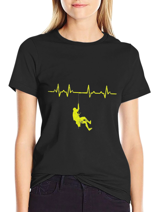 Heartbeat Climber Graphic T-Shirt