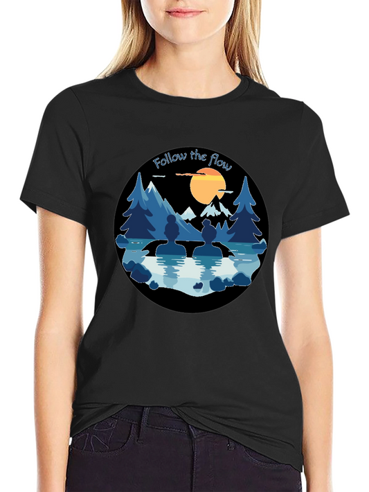 Follow The Flow Graphic T-Shirt