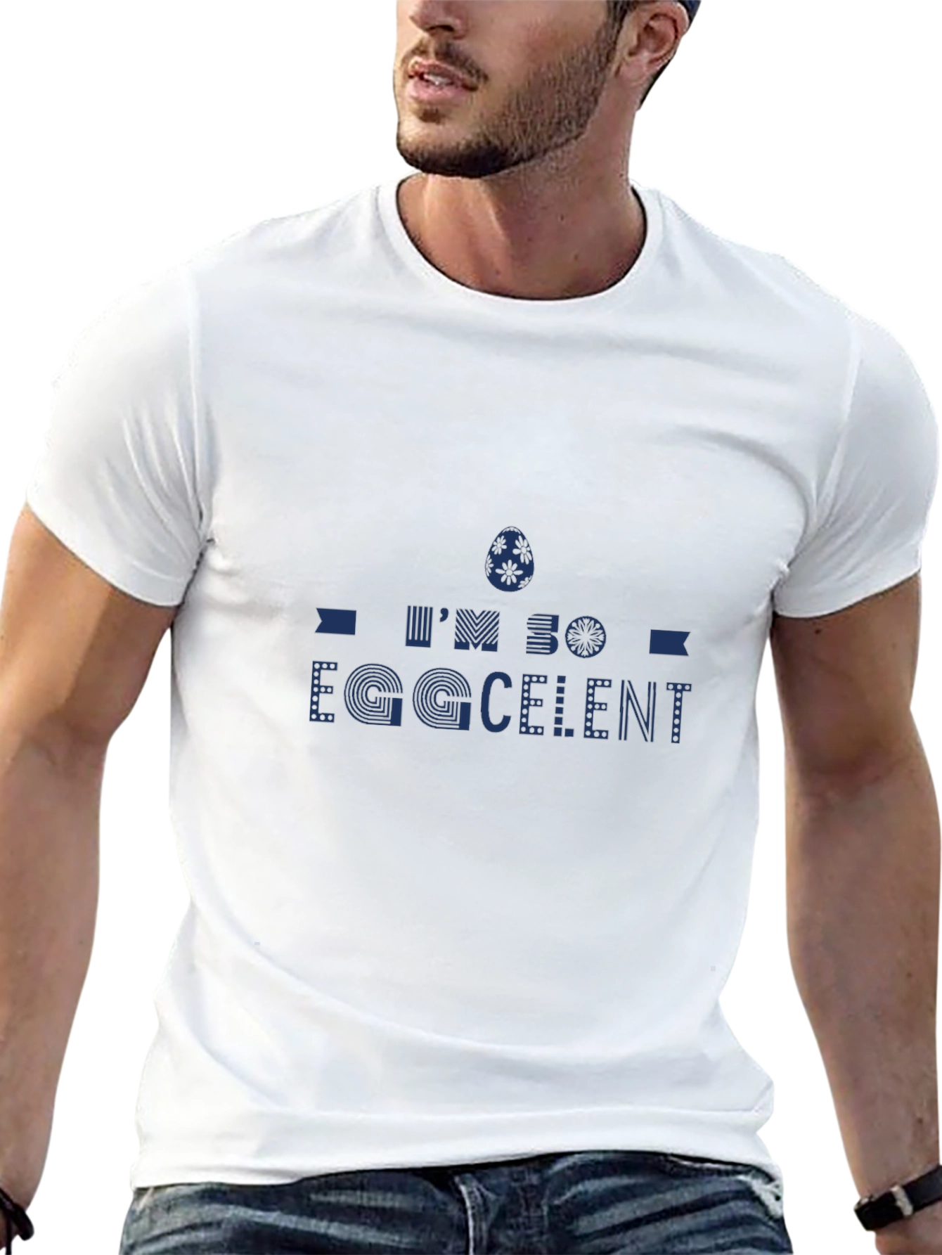 Eggcellent Easter T-Shirt - Mens Black Tee