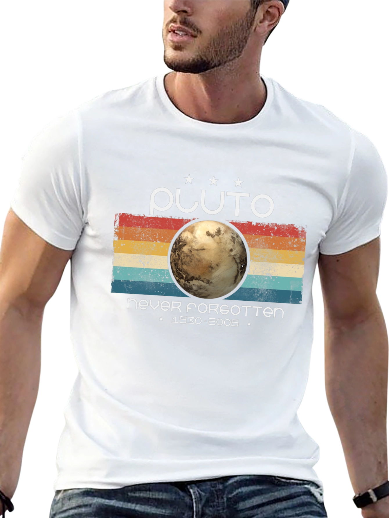 Pluto Never Forgotten Retro Style T-Shirt