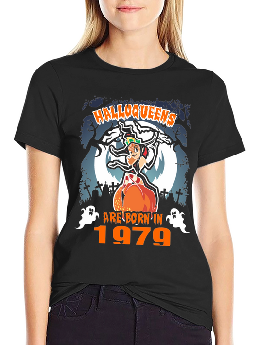 Halloqueens Born in 1979 Halloween T-Shirt